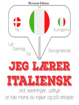 cover image of Jeg lærer italiensk